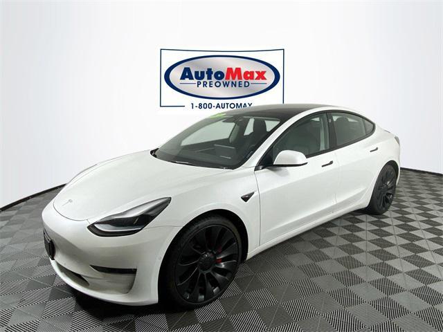 used 2021 Tesla Model 3 car, priced at $30,000