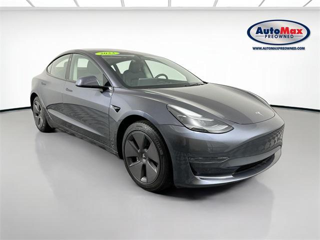 used 2023 Tesla Model 3 car, priced at $27,000