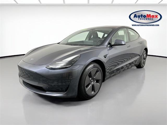 used 2023 Tesla Model 3 car, priced at $27,000