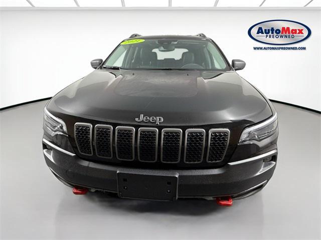 used 2021 Jeep Cherokee car, priced at $23,000