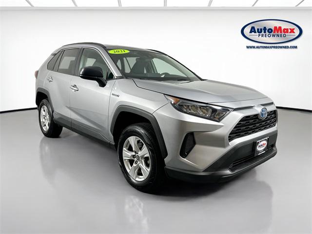 used 2021 Toyota RAV4 Hybrid car, priced at $28,500
