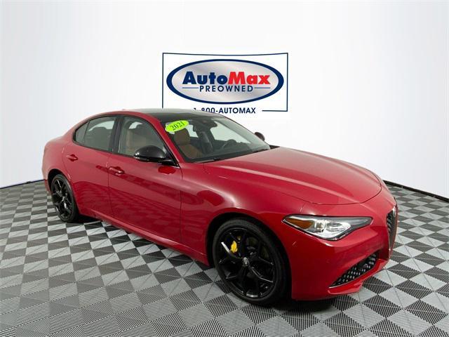 used 2021 Alfa Romeo Giulia car, priced at $24,000