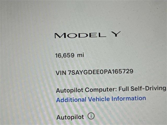 used 2023 Tesla Model Y car, priced at $31,500