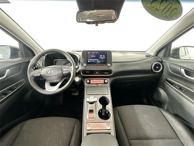 used 2023 Hyundai Kona EV car, priced at $18,500