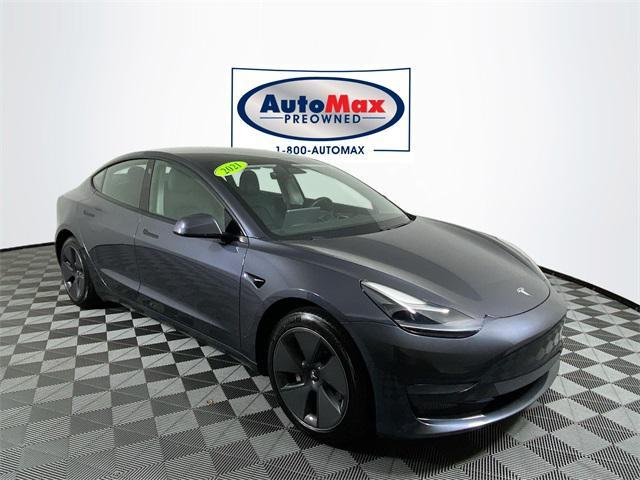 used 2021 Tesla Model 3 car, priced at $24,000