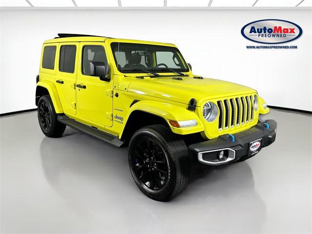 used 2022 Jeep Wrangler Unlimited 4xe car, priced at $33,000