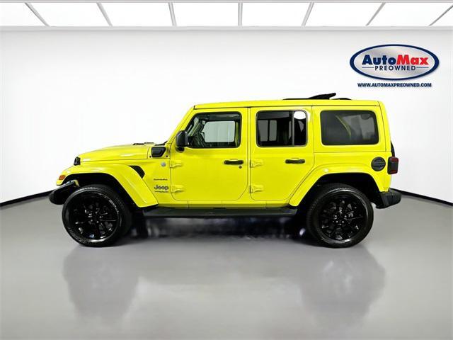 used 2022 Jeep Wrangler Unlimited 4xe car, priced at $33,000