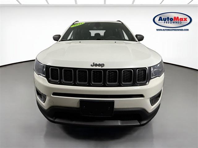 used 2021 Jeep Compass car, priced at $20,500