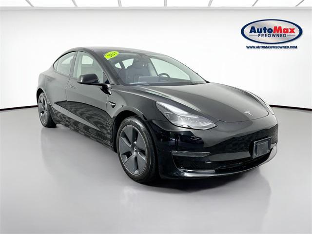 used 2023 Tesla Model 3 car, priced at $28,000
