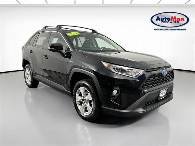 used 2021 Toyota RAV4 Hybrid car, priced at $28,000