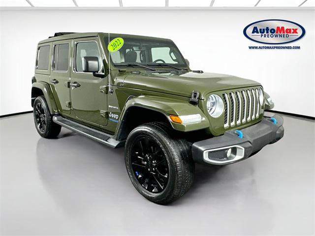 used 2022 Jeep Wrangler Unlimited 4xe car, priced at $33,000