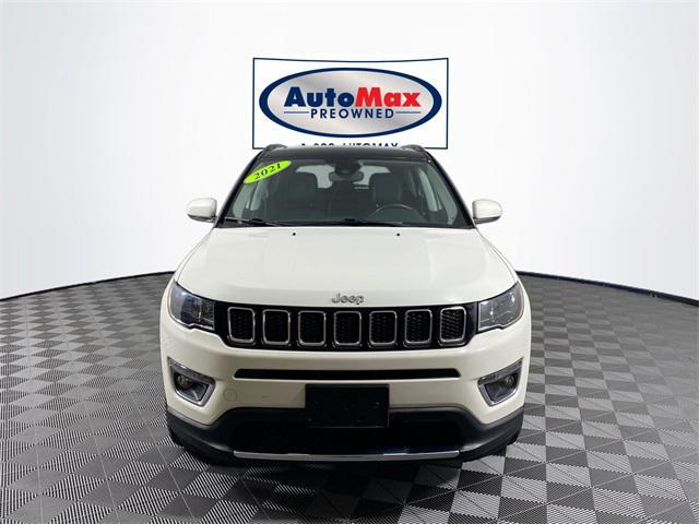 used 2021 Jeep Compass car, priced at $22,500