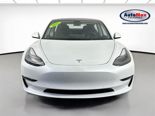 used 2022 Tesla Model 3 car, priced at $27,000