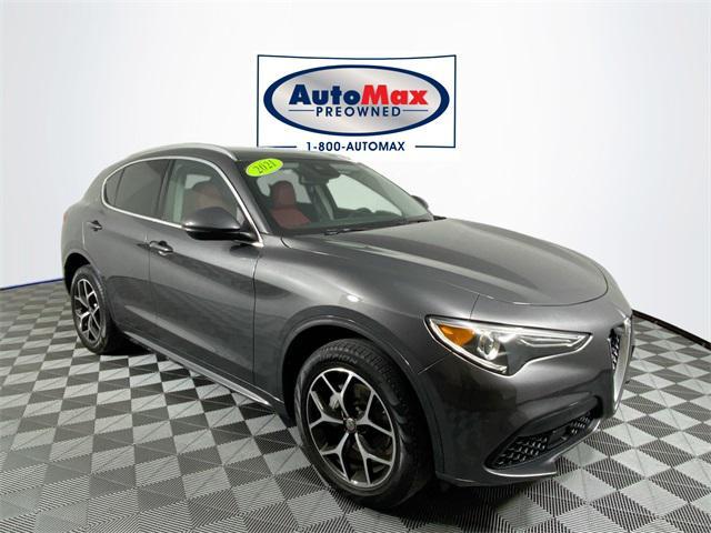 used 2021 Alfa Romeo Stelvio car, priced at $25,001