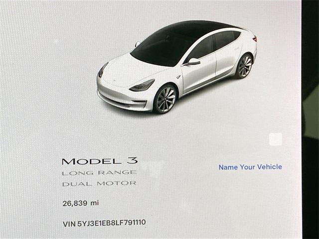 used 2020 Tesla Model 3 car, priced at $25,000