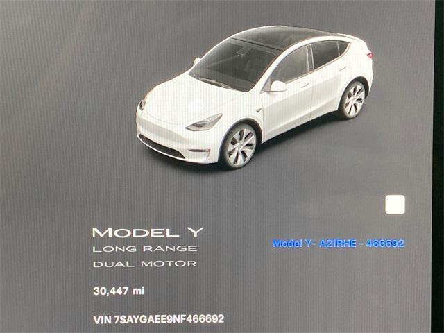 used 2022 Tesla Model Y car, priced at $30,000