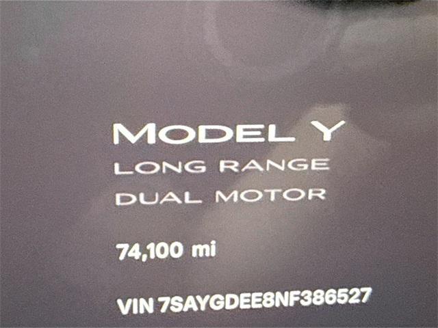 used 2022 Tesla Model Y car, priced at $25,000