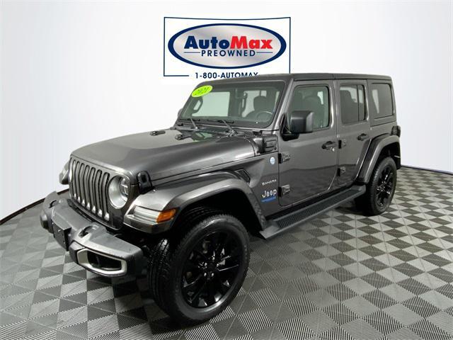 used 2021 Jeep Wrangler Unlimited 4xe car, priced at $32,001