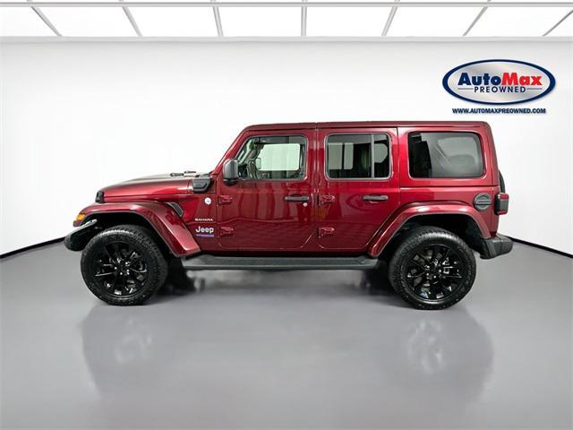 used 2022 Jeep Wrangler Unlimited 4xe car, priced at $30,500