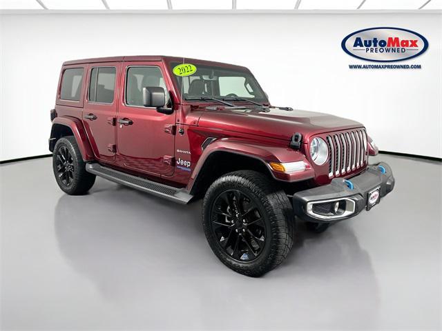 used 2022 Jeep Wrangler Unlimited 4xe car, priced at $30,500