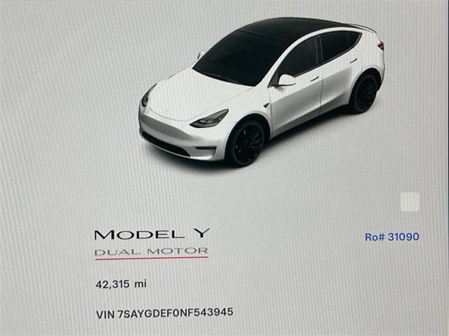 used 2022 Tesla Model Y car, priced at $29,500