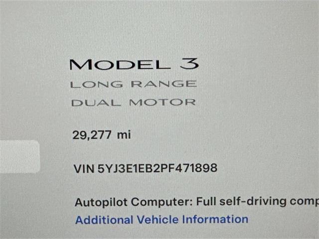 used 2023 Tesla Model 3 car, priced at $30,000