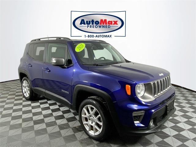 used 2021 Jeep Renegade car, priced at $18,000