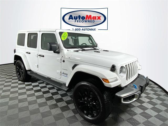 used 2022 Jeep Wrangler Unlimited 4xe car, priced at $34,000