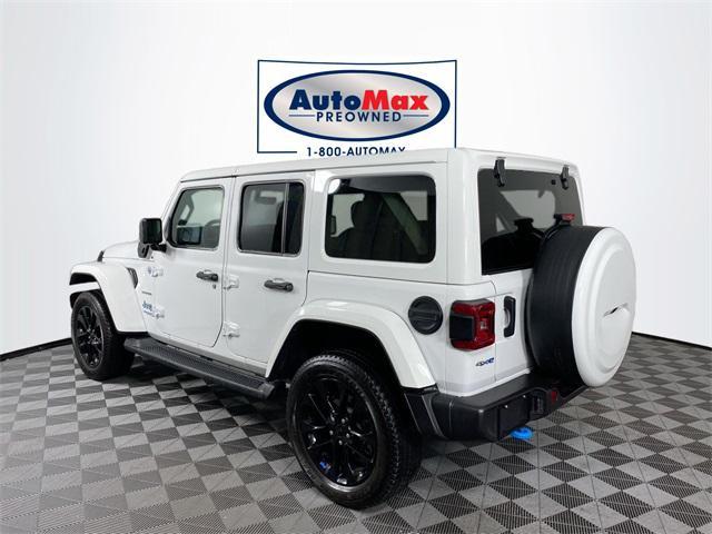 used 2022 Jeep Wrangler Unlimited 4xe car, priced at $34,000