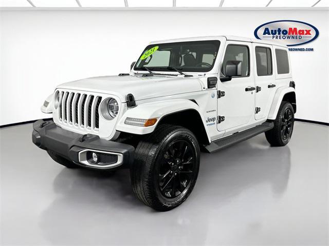 used 2021 Jeep Wrangler Unlimited 4xe car, priced at $31,999