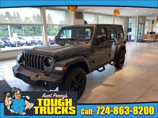 used 2021 Jeep Wrangler Unlimited car, priced at $31,466