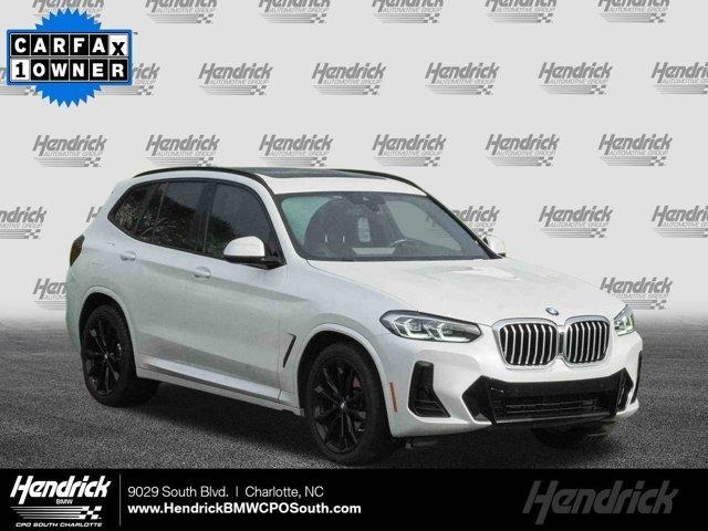 used 2022 BMW X3 car, priced at $34,991