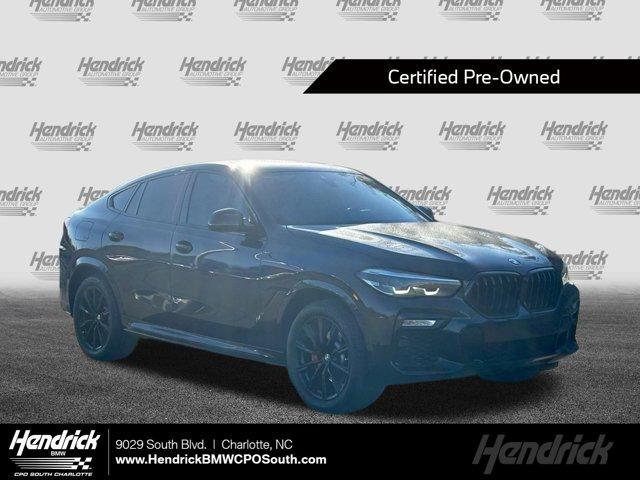 used 2021 BMW X6 car, priced at $58,399