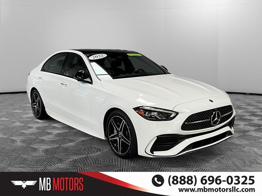used 2022 Mercedes-Benz C-Class car, priced at $36,500
