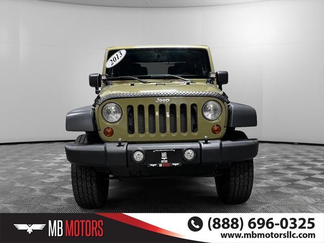 used 2013 Jeep Wrangler car, priced at $13,850