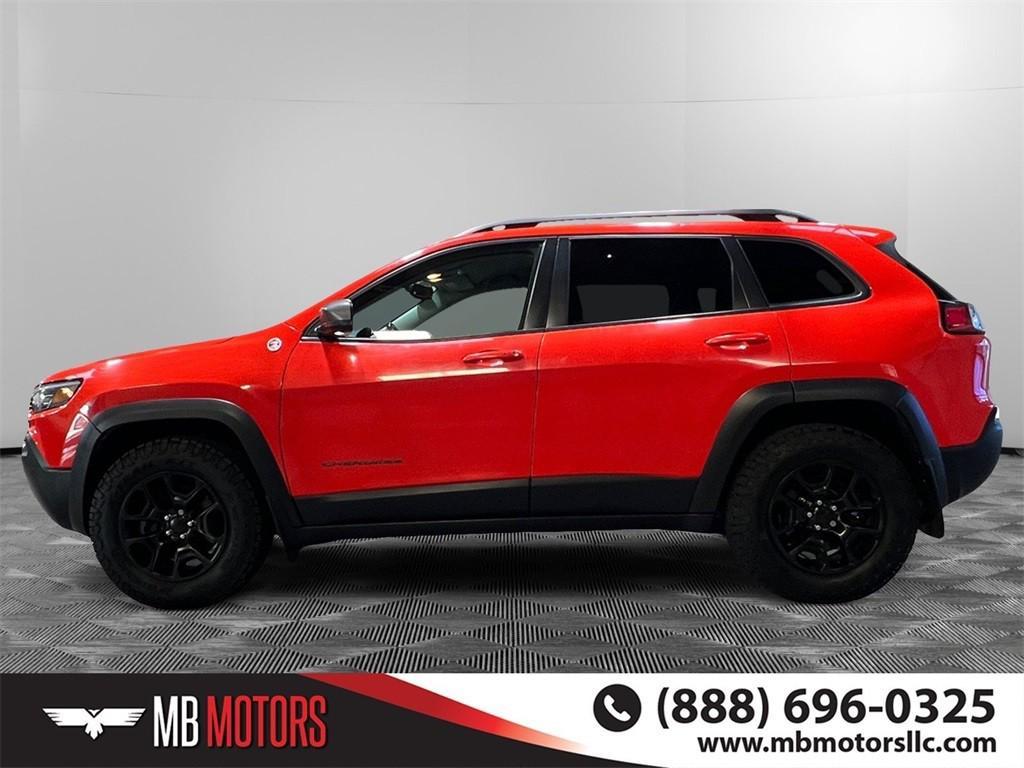 used 2021 Jeep Cherokee car, priced at $19,500