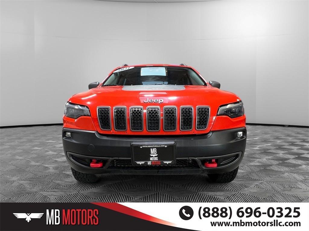 used 2021 Jeep Cherokee car, priced at $19,500