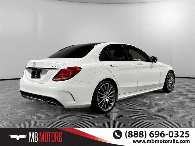 used 2018 Mercedes-Benz AMG C 43 car, priced at $26,500