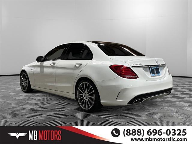 used 2018 Mercedes-Benz AMG C 43 car, priced at $26,500