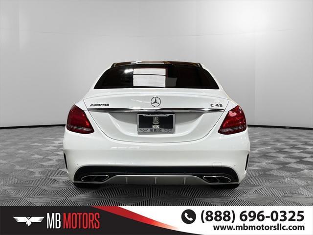 used 2018 Mercedes-Benz AMG C 43 car, priced at $26,500