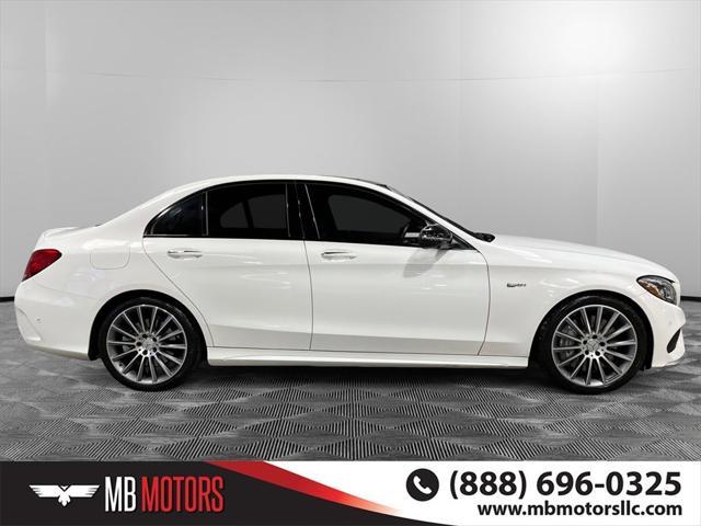 used 2018 Mercedes-Benz AMG C 43 car, priced at $26,500