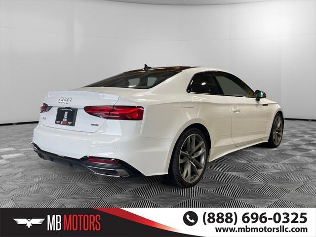 used 2021 Audi A5 car, priced at $36,500