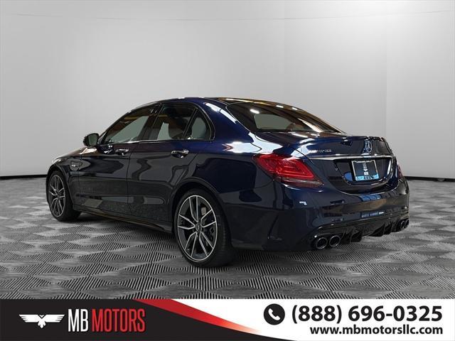 used 2020 Mercedes-Benz AMG C 43 car, priced at $39,500