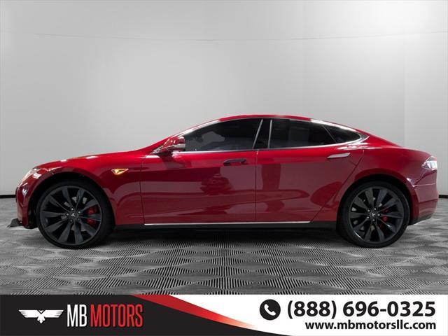 used 2015 Tesla Model S car, priced at $22,500