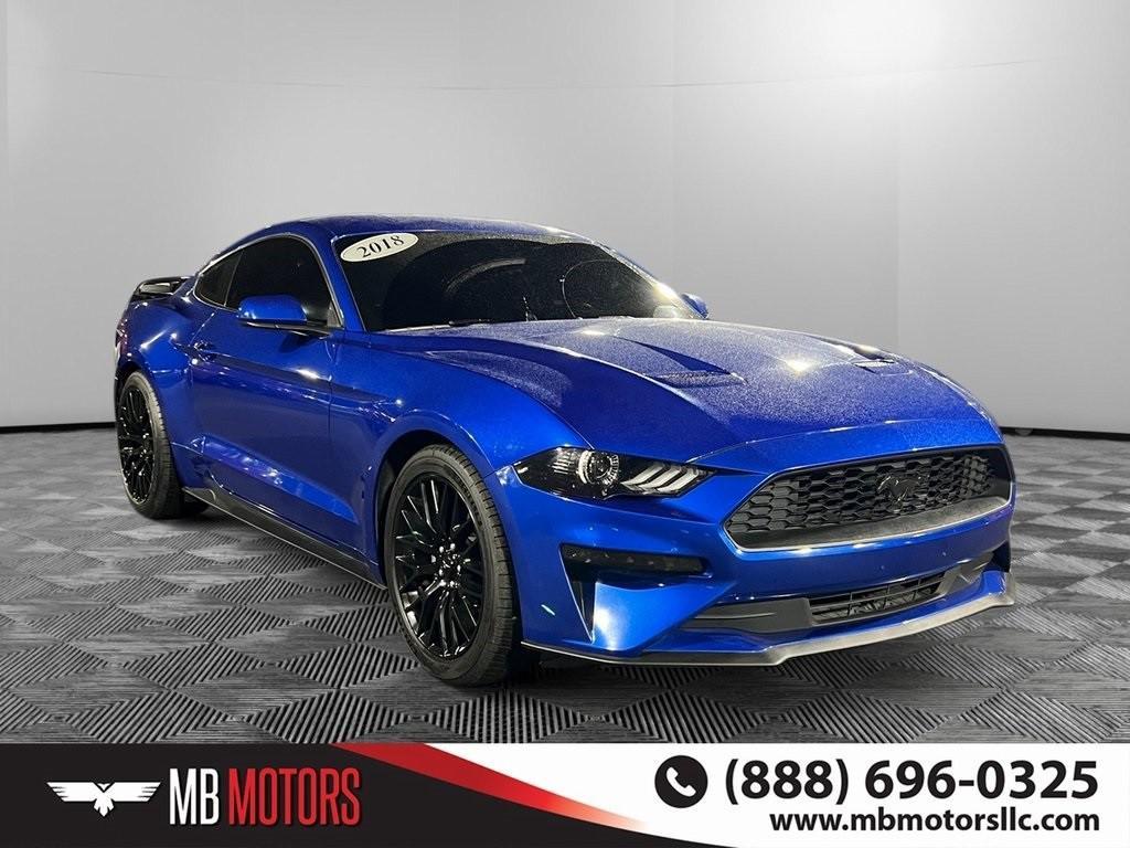used 2018 Ford Mustang car, priced at $16,998