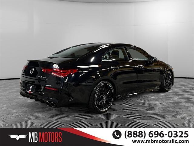 used 2023 Mercedes-Benz AMG CLA 45 car, priced at $49,995