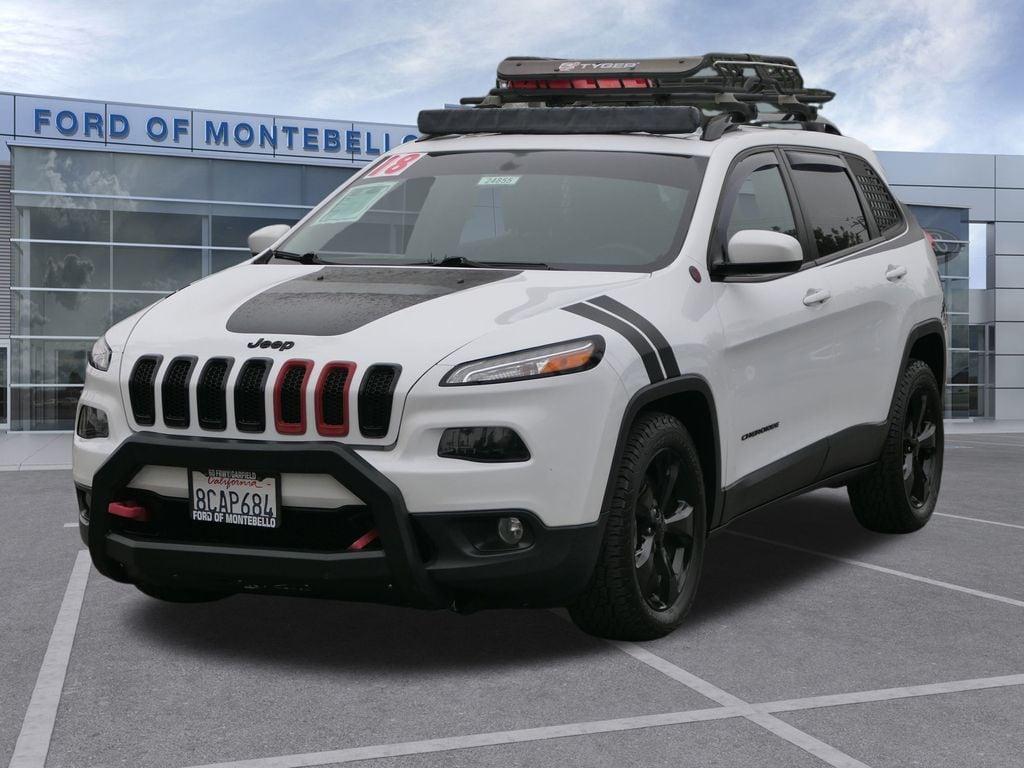 used 2018 Jeep Cherokee car, priced at $15,988