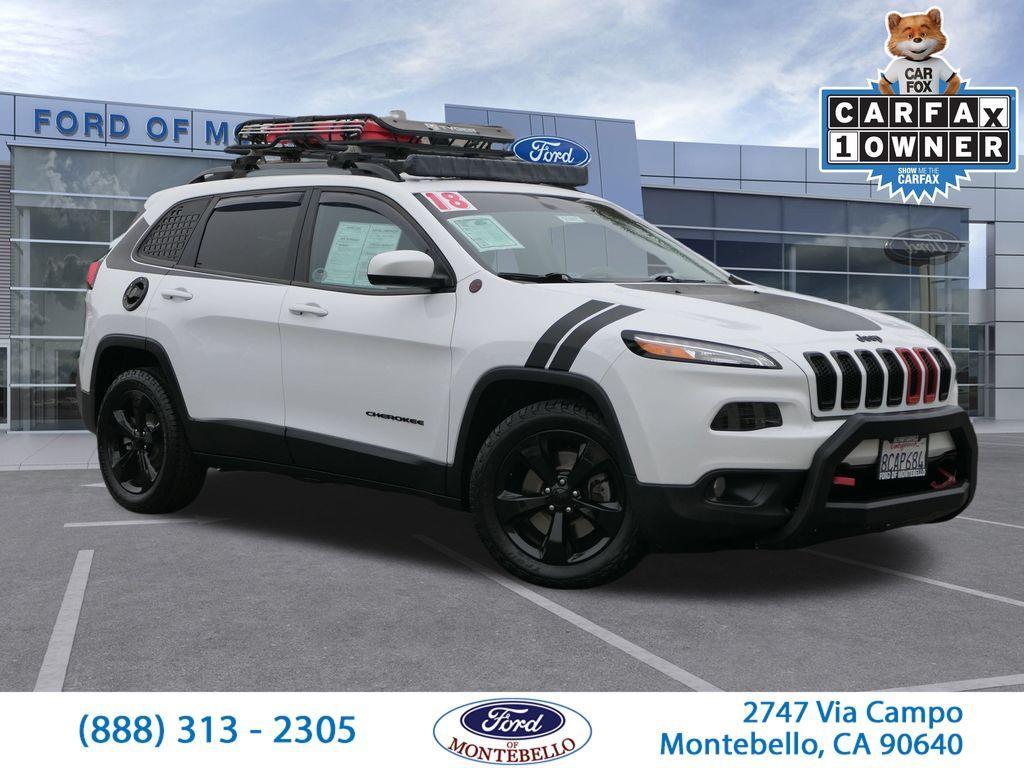 used 2018 Jeep Cherokee car, priced at $15,988
