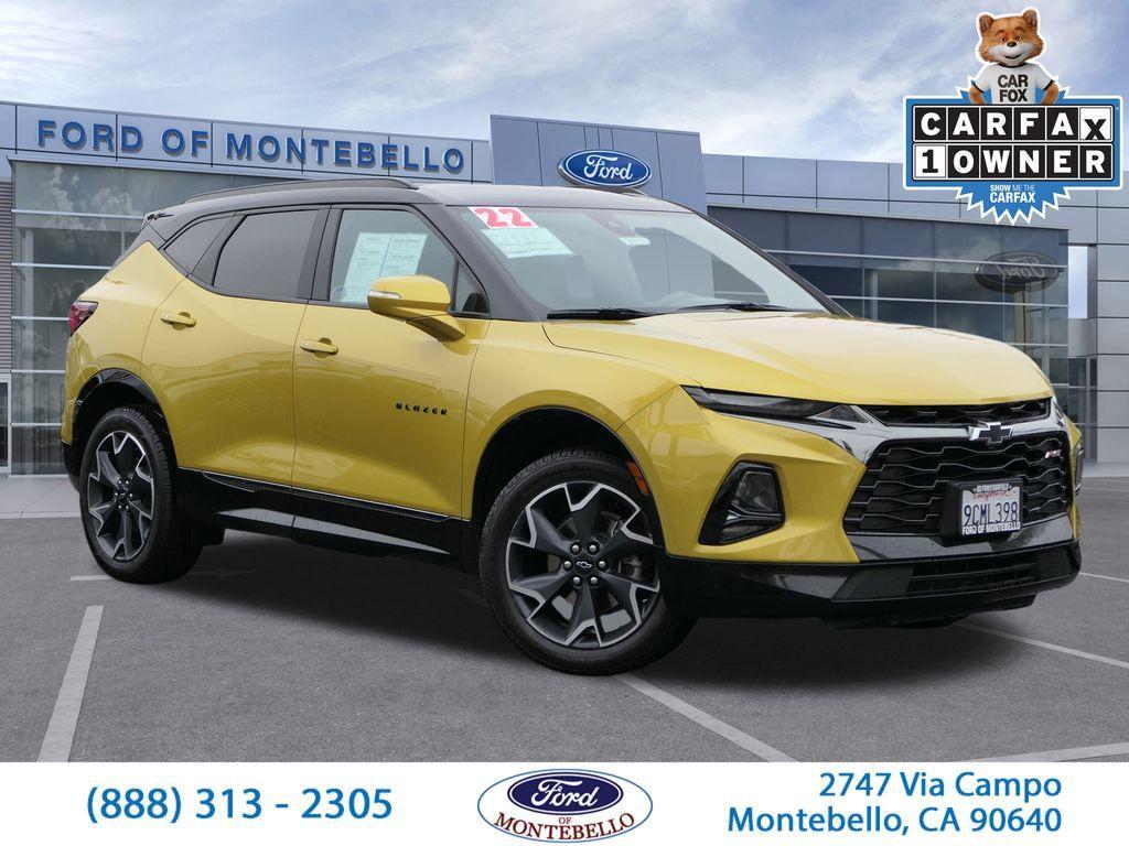 used 2022 Chevrolet Blazer car, priced at $25,988