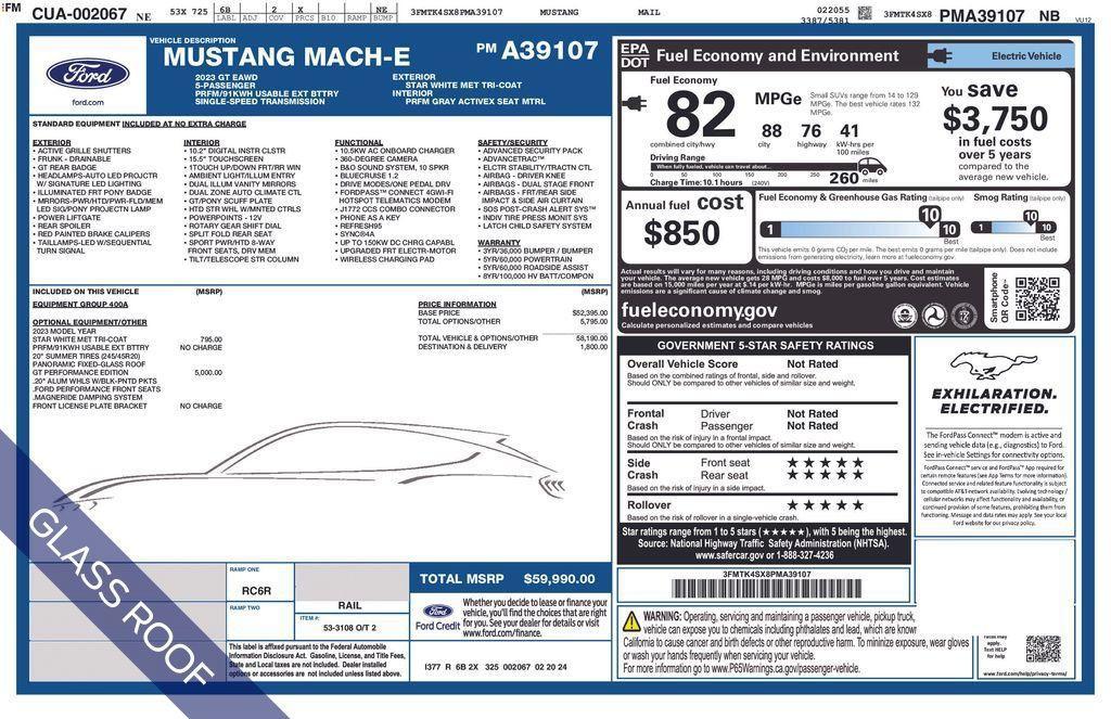 used 2023 Ford Mustang Mach-E car, priced at $38,988